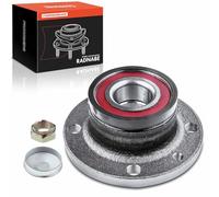 Frankberg Cojinete de rueda Eje trasero Rueda con brida diámetro 117 con Anillo magnético ABS Compatible con 500 312 KA RU8 169 312 319 519 Punto 188 Idea 350 71714471, 71737189