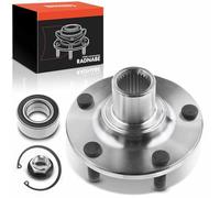 Frankberg Cojinete de rueda Juego de cojinetes de rueda Eje delantero Rueda con brida diámetro 131,3 Compatible con Transit Connect P65 P70 P80 18L 2002-2013 Replace# 518519