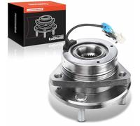 Frankberg Cojinete de rueda Juego de cojinetes de rueda Eje delantero Rueda con brida diámetro 139,3 con ABS Sensor de cable Compatible con Epica KL1 Evanda Evanda KLAL Replace# 96639585