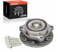 Frankberg Cojinete de rueda Juego de cojinetes de rueda Eje trasero Rueda con brida diámetro 135 con Anillo magnético ABS Compatible con 159 939 159 Sportwagon 939 Spider 939 Replace# 50707556