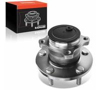 Frankberg Cojinete de rueda Juego de cojinetes de rueda Eje trasero Rueda con brida diámetro 142 Compatible con 3 BL 5 CW 3 BK 3 Sedán BK 5 CR Replace# 512348