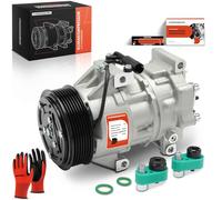 Frankberg Compresor de aire acondicionado Compresor de aire acondicionado con embrague Diesel Compatible con Min.i R50 R53 One D 1.4L(55 KW/75 PS)(65 KW/88 PS) Replace# 64526922397, aceite premezclado