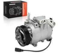 Frankberg Compresor de aire acondicionado con embrague Compatible con Golf IV 1J1 Polo 6C1 6R1 Polo 9N Fabia I 6Y2 Ibiza III 6L1 R.o.o.m.s.t.e.r 5J Replace# 6Q0820803Qincl. aceite premezclado