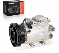 Frankberg Compresor de aire acondicionado con Embrague Diesel Compatible con i30 FD Cee'D ED Accent III MC Elantra Replace# 977012H240, Incluido. Aceite preaplicado
