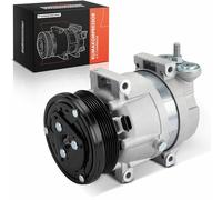 Frankberg Compresor de aire acondicionado con embrague Gasolina Compatible con Aveo/Kalos Sedán T250 T255 Lacetti J200 Nubira Lacetti KLAN Leganza KLAV Nubira J100in ceite premezclado