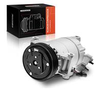 Frankberg Compresor de aire acondicionado con embrague Gasolina Compatible con Qashqai +2 I J10/JJ10E/NJ10/ J10/JJ10E Clio III BR0/1/CR0/1 2.0L Replace# 8200892677, aceite premezclado