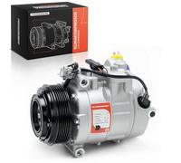 Frankberg Compresor de aire acondicionado con embrague, gasolina, | Compatible con: Serie 6 Convertible E64, Serie 1 Convertible E88, Serie 1 E81, Serie 5 E60, Serie 3 Coupé E92