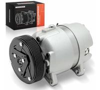Frankberg Compresor de aire acondicionado con embrague YM2H19D629BB | Compatible con: Furgoneta A.l.h.a.m.b.r.a 7V8 7V9, Golf IV Variante 1J5, Nuevo Beetle 1C1 9C1, A.l.h.a.m.b.r.a 7V8 7V9