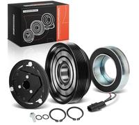 Frankberg Compresor Magnético AC Acoplamiento magnético Compatible con Micra IV K13K K13KK 1.2L Dokker MPV KE 1.5L Duster HS 1.5L S.a.n.d.e.r.o II 1.5L LodG.Y JS 1.5L Replace# 8201025121