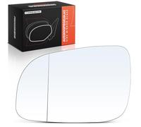 Frankberg Cristal de espejo retrovisor exterior asférico manual izquierdo compatible con Golf IV 1J1 L.u.p.o 6E1 6X1 Golf IV Variant 1J5 Fabia I Replace# 1J1857521