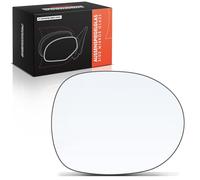Frankberg Cristal de espejo retrovisor exterior izquierdo asférico calefactable eléctrico compatible con Civic VIII Hatchback FK FN Replace# 76253SMGG31