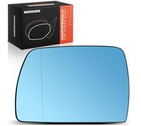 Frankberg Cristal de espejo retrovisor exterior izquierdo asférico eléctrico calefactable con base compatible con X3 E83 SUV Replace# 51163418485
