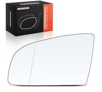 Frankberg Cristal de espejo retrovisor exterior izquierdo esférico eléctrico con base compatible con A4 8E2 A4 Avant 8E5 Replace # 8E0857535E