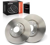 Frankberg Discos de freno Parte delantera izquierda Derecha Compatible con 500 312 Idea 350 Dedra SW 835 cono 955 Bravo II 198 Replace# 46401356