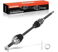 Frankberg Eje motriz Eje de transmisión Caja de cambios manual Eje delantero Derecha sin ABS Ring Compatible con Qashqai +2 I J10 JJ10E NJ10 2.0L 2007-2014 Replace# 39100BB22B