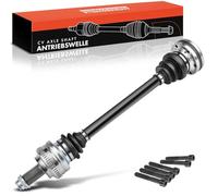 Frankberg Eje motriz Eje de transmisión Caja de cambios manual Eje trasero Izquierda con ABS-Ring Compatible con Serie 3 Cabriolet E46 M3 Z4 Cupé E86 M Replace# 33202229727