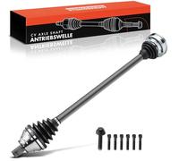 Frankberg Eje motriz Eje de transmisión sin ABS Ring Compatible con A3 8P1 A3 Cabriolet 8P7 8V7 8VE A3 Sportback 8PA 8VA 8VF Q3 8UB 8UG Leon SC 5F5 Yeti 5L Replace# 1K0407272KJ