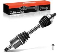 Frankberg Eje motriz Eje de transmisión Transmisión automática Eje delantero Izquierda sin ABS-Ring Compatible con C30 533 C70 II Cabriolet 542 S40 II 544 V50 545 Replace# 36000550