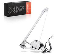 Frankberg Elevalunas Mecanismo elevalunas Eléctrico Con Motor 2 Polos Parte trasera izquierda Sin placa 4/5-Puerta Compatible con 124 W124 S124 Replace# 1247300346, 1247300746