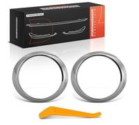 Frankberg Embellecedor de faros delanteros compatibles con R-Class W251 2007-2009, juego de molduras de bisel de luz antiniebla, cromado, delantero izquierdo y derecho, 2 piezas de repuesto