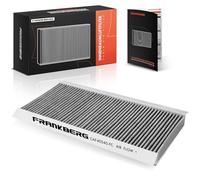 Frankberg Filtro de aire de la cabina Compartimento del Motor en el centro debajo de la tapa del depósito de agua Compatible con Clase B W245 Clase A W169 Compacto Replace# CUK4054