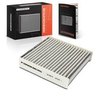 Frankberg Filtro de aire de la cabina debajo de la tapa del depósito de agua Compatible con 207 CC WD 208 I CA CC 2008 I CU 207 WA WC C3 II SC Replace#