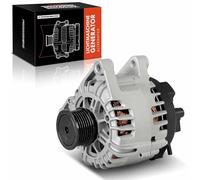 Frankberg Generador de alternador compatible con d Kuga 2012-2023 Fiesta C-Max Focus Alternador 1.6L 2.0L 150Amp/14V Polea de embrague de 6 ranuras CW Reemplazo # AV6N10300MB