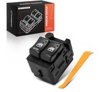 Frankberg Interruptor de control del elevalunas delantero izquierdo compatible con ION tricuerpo 2.2L 2002-2007 Replace# DWS1334,1S4178