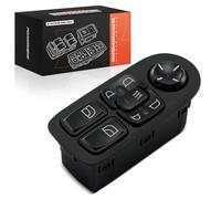 Frankberg Interruptor de elevalunas compatible con D.a.f XF105 2005-2013 Window Switch Driver side w/Bezel Replace# 1811131