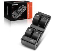 Frankberg Interruptor de elevalunas delantero izquierdo compatible con A6 Avant 4B5 1.8L-4.2L 1997-2005 A6 4B2 C5 1.8L-4.2L 1997-2005 Allroad 4BH C5 2.5L-4.2L 2000-2005 Replace# 4B09 59851 B