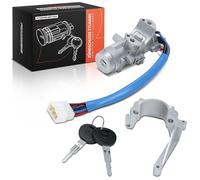 Frankberg Interruptor de encendido Cilindro de la cerradura de encendido compatible con Accent 2001-2005 Ignition Lock Cylinder w/ 2 Keys Replace# 8190022A43