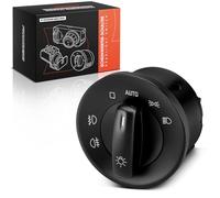 Frankberg Interruptor de luz principal compatible con O.c.t.a.v.i.a 2004-2013 Headlight Switch w/Fog Lights Replace# 1Z0941431JREH