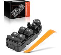 Frankberg Interruptor de ventana de 18 pines delantero izquierdo compatible con X1 E84 sDrive16 sDrive18 sDrive20 sDrive23 sDrive25 sDrive28 1.6L 2.0L 3.0L 2009-2015 Replace# 61319216049