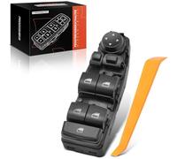 Frankberg Interruptor del regulador de ventana delantero izquierdo de 6 | Compatible con: Serie 5 Gran Turismo F07, X3 F25, Serie 5 Touring F11, 6 Gran Coupé F06, Serie 5 F10
