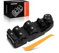 Frankberg Interruptor elevalunas Lado conductor 18-Polos Compatible con Serie 3 Touring E91 Serie 3 E90 Serie 1 E87 Replace# 61319132127