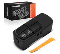 Frankberg Interruptor elevalunas lado conductor delantero izquierdo 9-polos compatible con Atego 1998-2023 Axor 2001-2016 Replace# 0055451713,0035450113