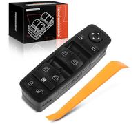 Frankberg Interruptores de botón para automóviles Delantero izquierdo Compatible con Clase B W245 Clase A W169 Replace# 16982066109174