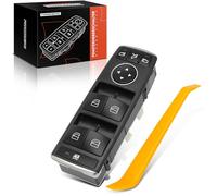 Frankberg Interruptores de botón para automóviles Delantero izquierdo Compatible con GLK-Klasse X204 Clase E T-Model S212 Clase E W212 Clase C T-Model S204 Clase E cabrio A207 Replace# 2049055402