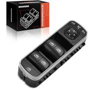 Frankberg Interruptores de botón para automóviles Izquierda delantera Compatible con Clase A W177 A 160 A 160 D A 180 A 180 D A 200 A 200 4m.a.t.i.c A 200 D A 200 D 4m.a.t.i.c Replace# 1679050101