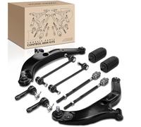 Frankberg Juego de 10 piezas brazo de suspensión eje delantero eje trasero compatible con 323 F VI BJ 323 S VI BJ Premacy CP Replace # 53534ST0013