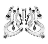 Frankberg Juego de 14 brazos de suspensión, eje delantero superior inferior, compatible con CLS 3.0L-5.4L 2004-2010 Clase E W211 1.8L-5.4L 2002-2008 Clase E T-Model S211 1.8L-5.4L 2003-2009 Replace #