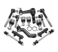 Frankberg Juego de 14 piezas brazo de suspensión delantera trasera compatible con Ram 1500 Extended Cab Pick-up 3.9L-5.9L 1997-1999 Ram 3500 Standard Cab Pick-up 5.9L 1997-1998 Replace# 52037712AB