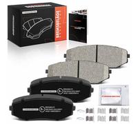 Frankberg Juego de 4 pastillas de freno delanteras compatibles con CX-7 ER 2.2L-2.5L 2001-2014 CX-9 TB 3.5L-3.7L 2006-2016 Replace# L2Y63329Z