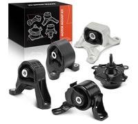 Frankberg Juego de 5 cojinetes de motor delanteros y traseros compatibles con Element YH 2.4L 2002-2005 Replace # 9879,9399
