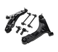 Frankberg Juego de 6 brazos de suspensión de eje delantero compatible con i10 PA 1.0L 1.1L 1.2L 2007-2017 Replace# 54840-07000