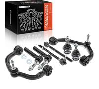 Frankberg Juego de 8 brazos de suspensión delantera inferior superior compatible con Expedition Navigator U228 Navigator Replace # K80712, K80713