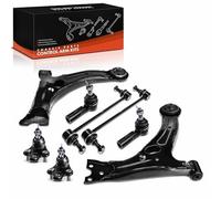 Frankberg Juego de 8 brazos de suspensión delantero izquierdo y derecho, compatible con Matrix E13 1.8 4WD 1.8 VVT-i 2002-2004 Replace# 4504609020,4504629255
