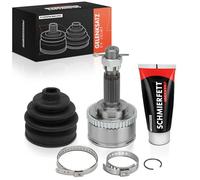 Frankberg Juego de articulación Arbol de transmisión Delantero Compatible con Almera Tino V10 1.8L 2.0L 2000-2006 Primera P11 1.6L 1.8L 1996-2001 Primera P12 1.8L 2002-2008 Replace# 841142