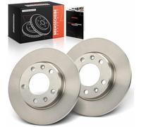 Frankberg Juego de discos de freno con 2 discos de freno traseros completos, diámetro de 249 mm, compatible con 308 SW II L4 LC LJ LR LX 308 II L3 LB LH LP LW Replace# 1610761980,1642776280