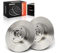 Frankberg Juego de discos de freno incl. 2x discos de freno traseros sólidos Ø270mm Compatible con M.e.g.a.n.e II Kombi KM0/1 Scénic II JM0/1 Kasten/Kombi KM Replace# 7701207898